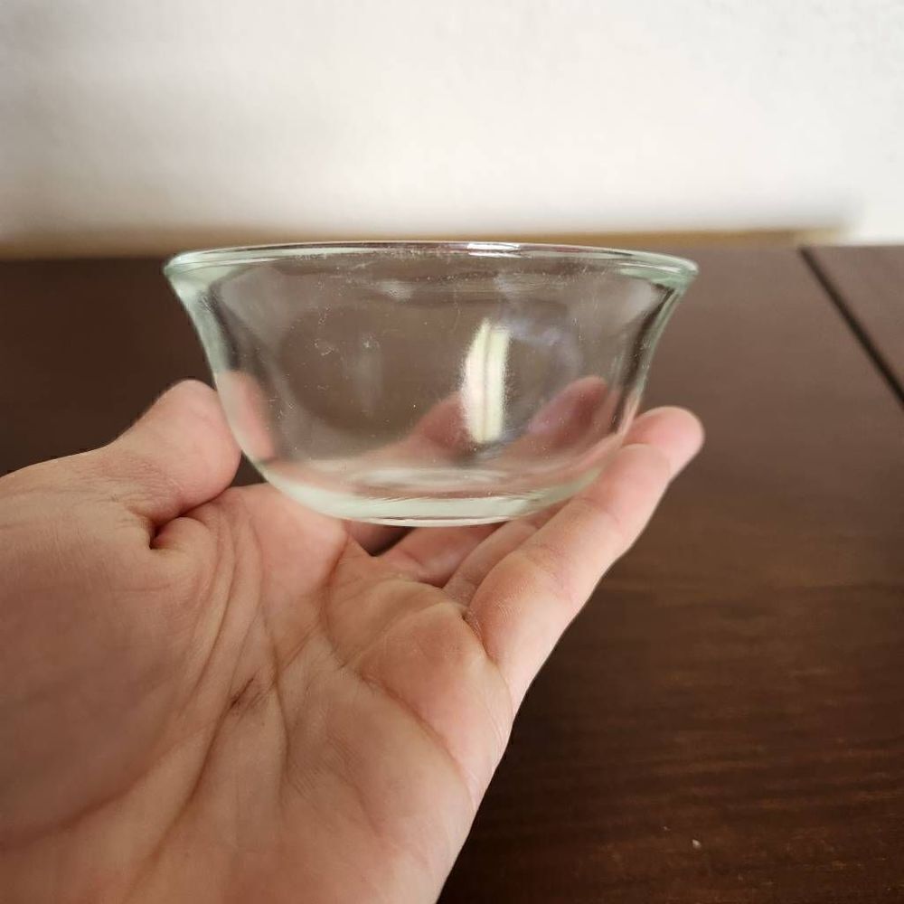 Mini clear glass bowl dish cooking accessories 2 inch